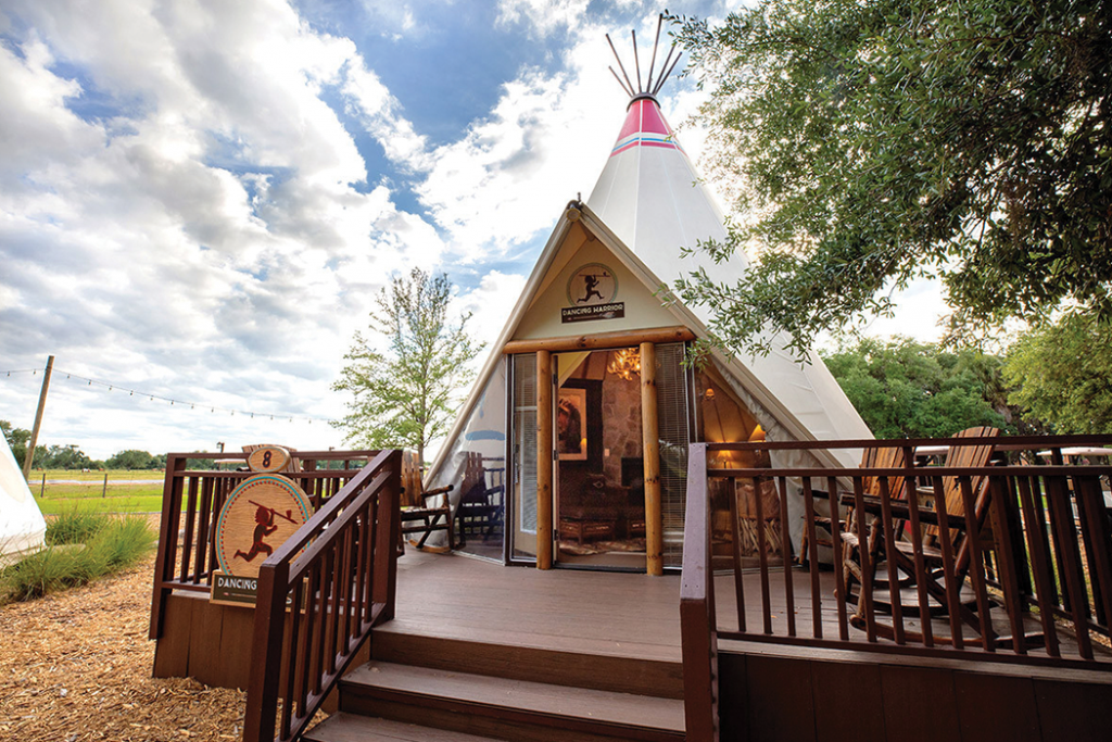 Accommodation in Central Florida's Polk County 5 SF Central florida teepee inset
