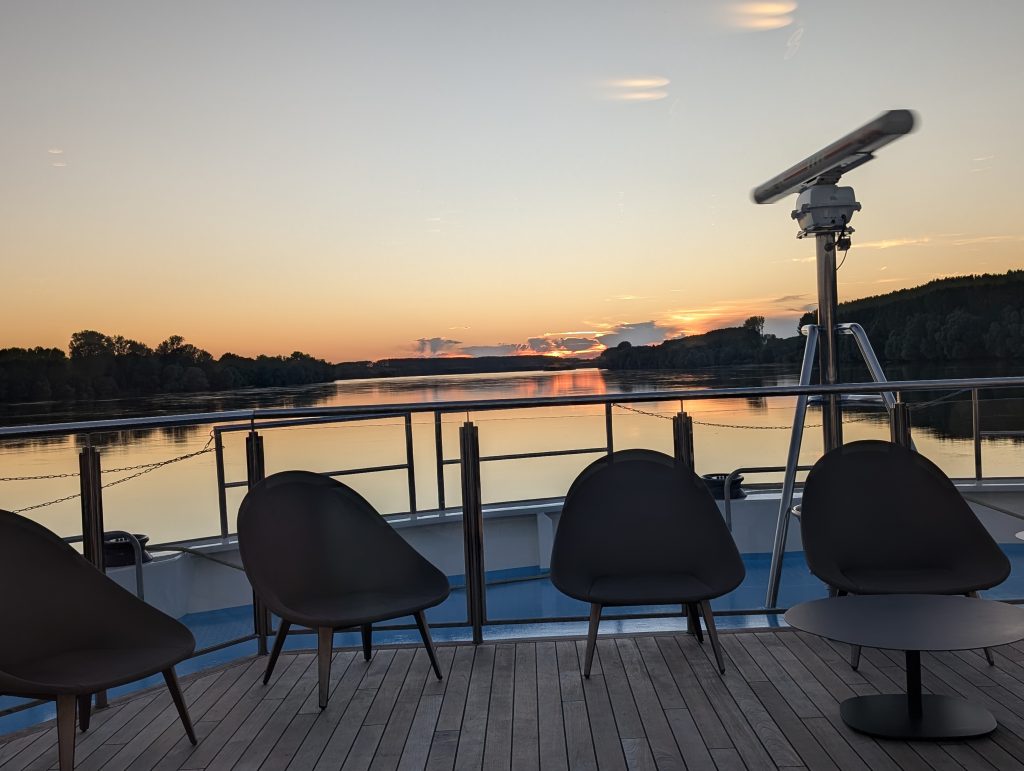 Sunset viewed from the Sundeck