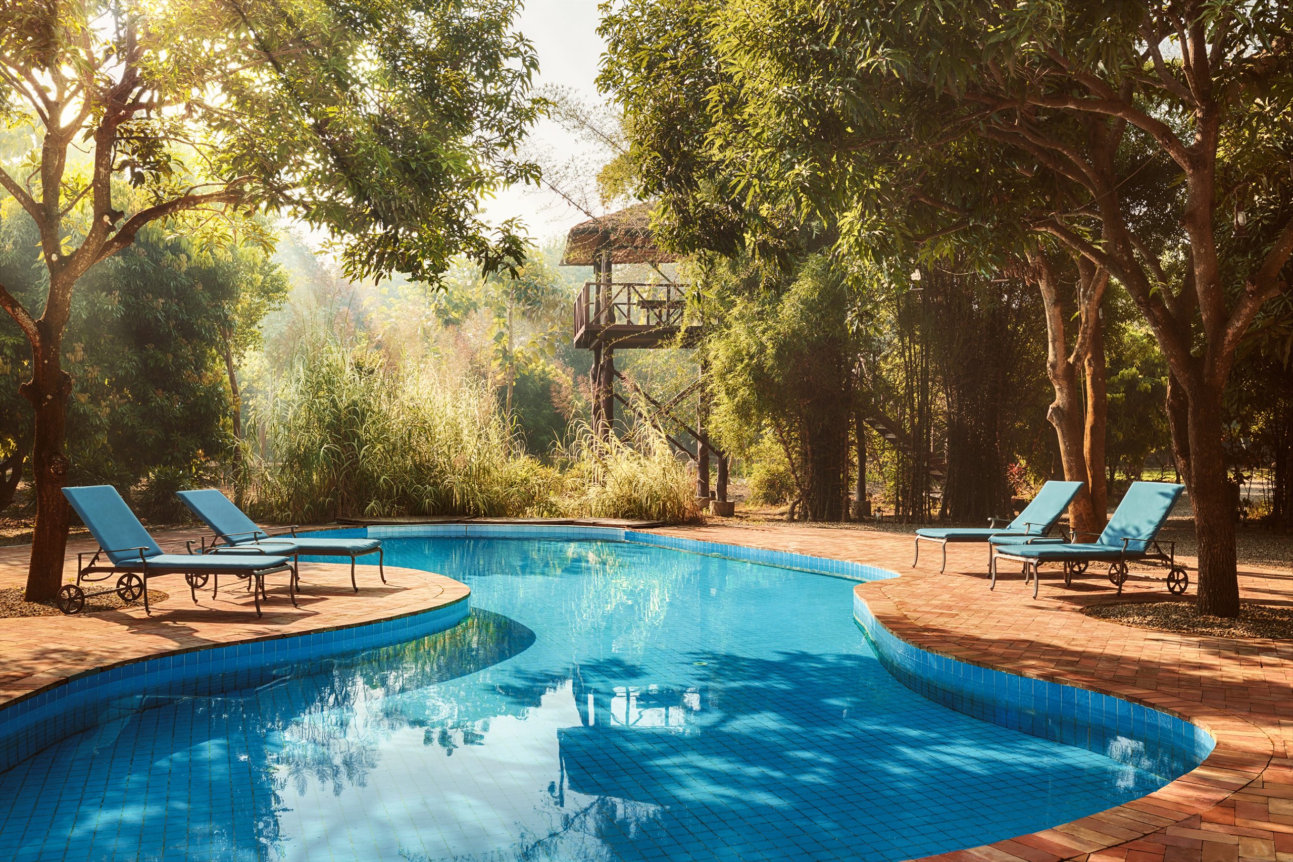 Audley Swimming pool at Jaagir Lodge