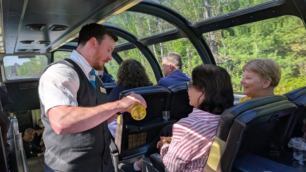The Canadian VIA Rail