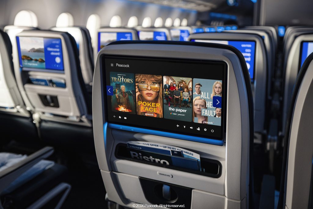 UNITED AIRLINES Peacock Takes Flight 1