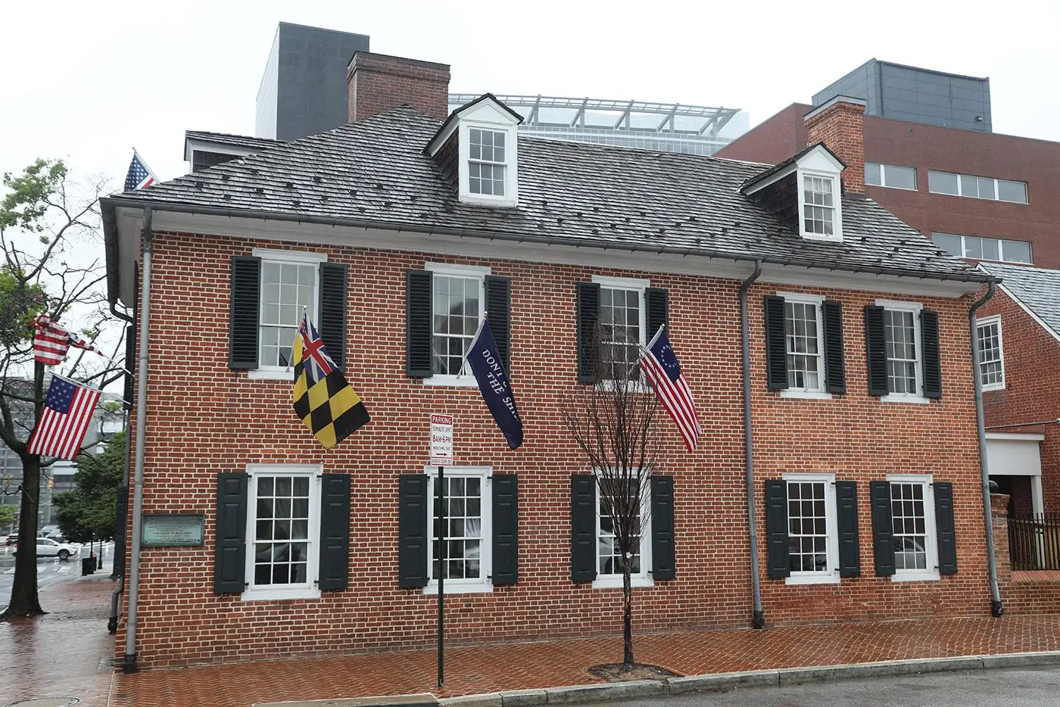 The Star-Spangled Banner Flag House in Baltimore, Maryland.