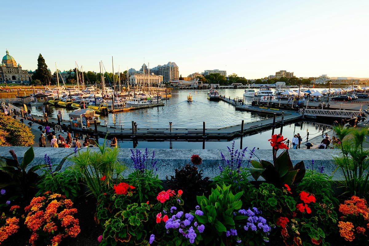 Victoria: accessibility, wellness and First Nations experiences 3 The harbour in Victoria, British Columbia.
