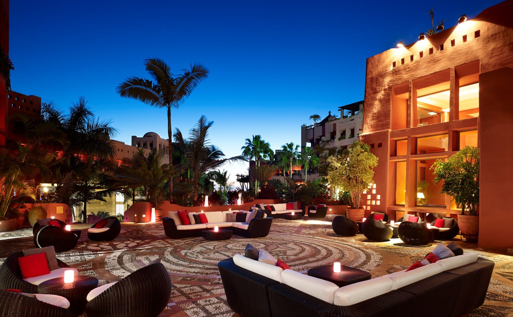 Luxury accommodation and golf in Tenerife 5 Lobby Bar outside Terrace