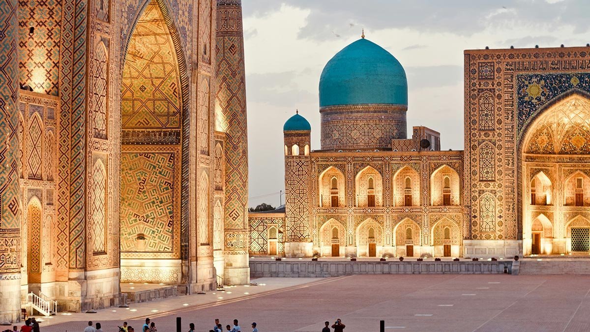 Samarkand in Uzbekistan.