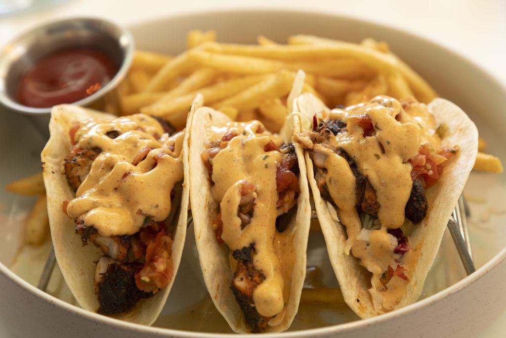 Seafood tacos are one of the delicacies of Floridas Paradise Coast