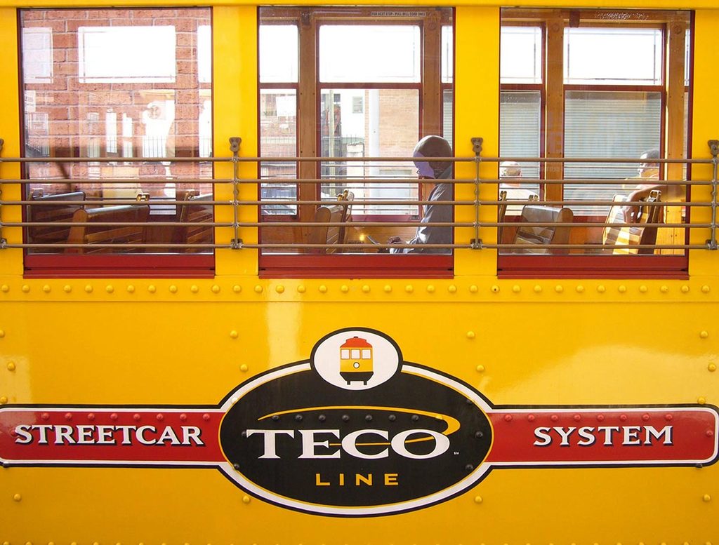 Streetcar in Tampa Bay, Florida.
