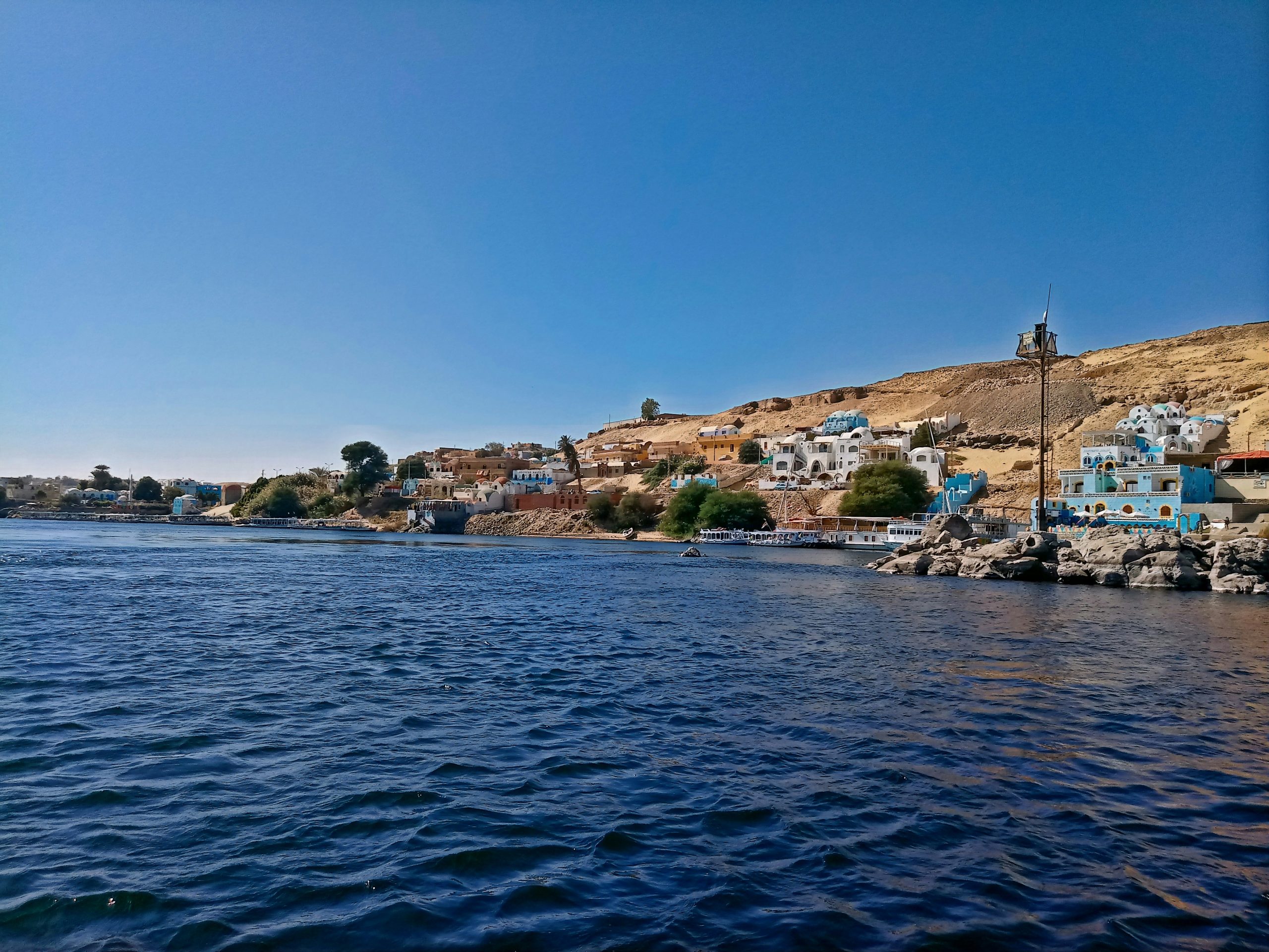 A Nubian village along the Nile