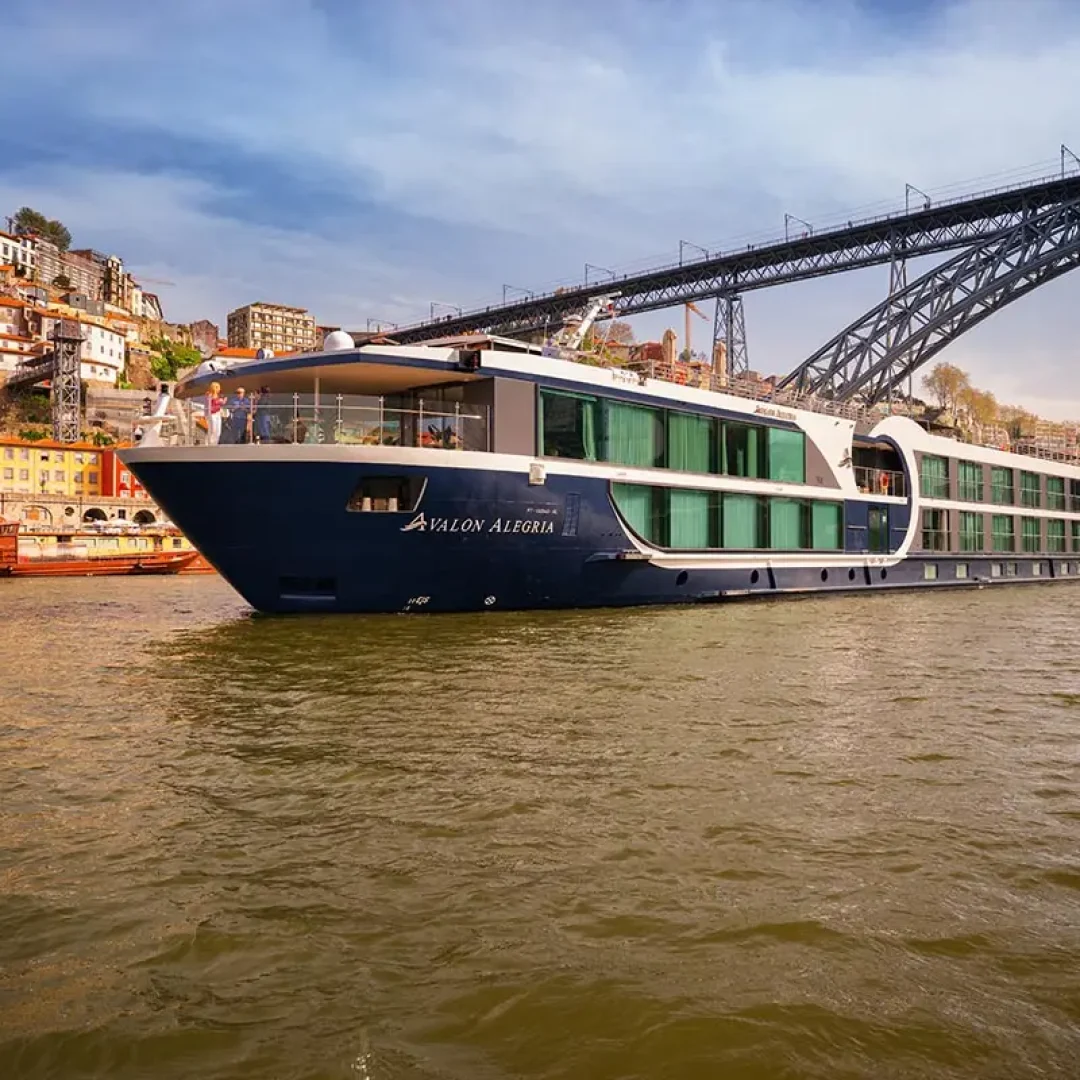 An Avalon Waterways boat on the River Douro in Portugal.