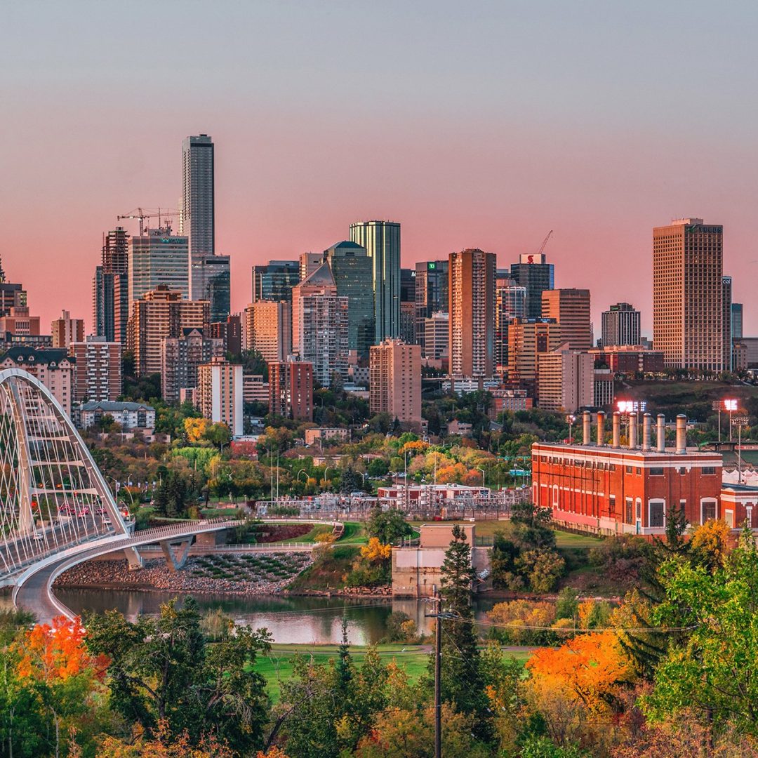 Edmonton Cityscape with Walterdale Bridge (Sameer Ahmed @sameer.design)