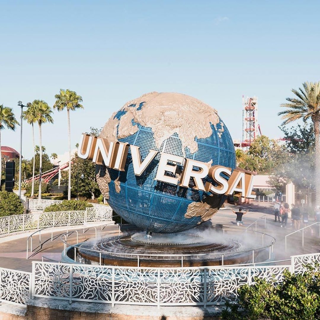 Globe at Universal Studios in Orlando, Florida.