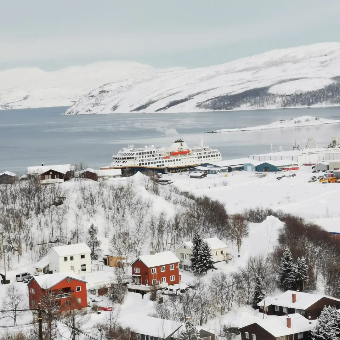 Havila Castor in dock in Kirkenes