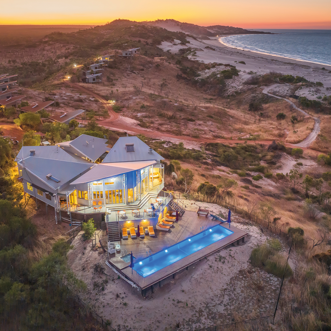 The Berkeley River
Lodge in Western Australia’s Kimberley region