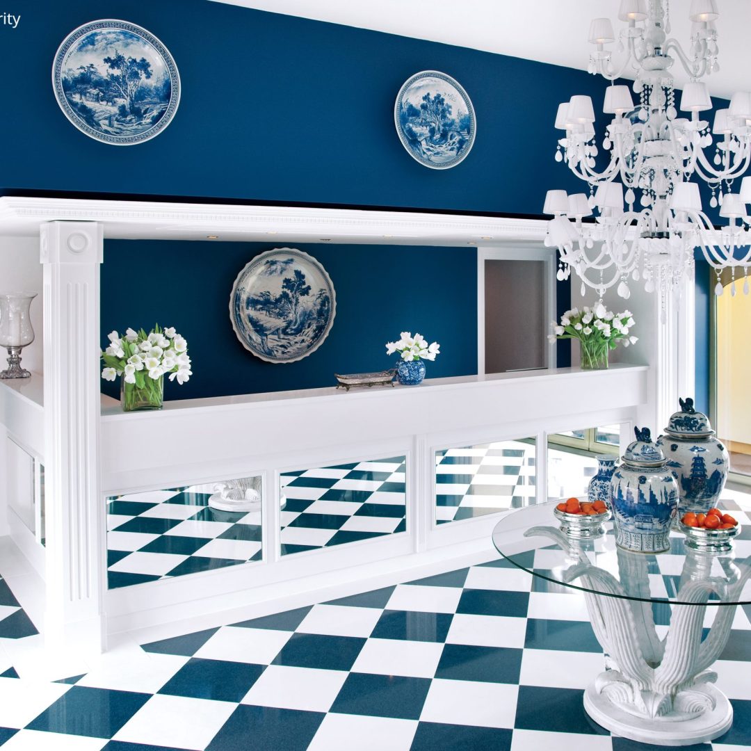 Trafalgar's bright reception area