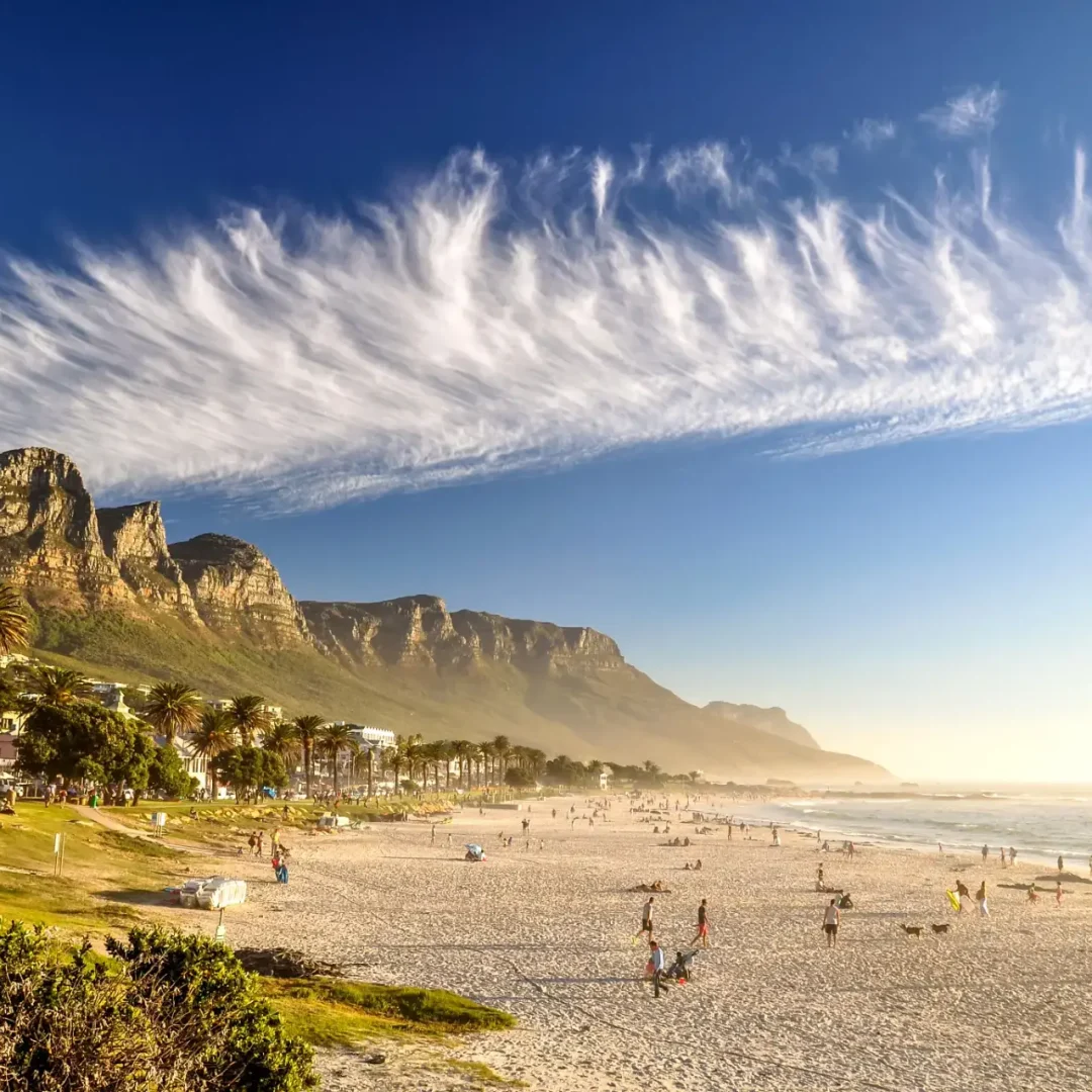 The beach in Cape Town, South Africa