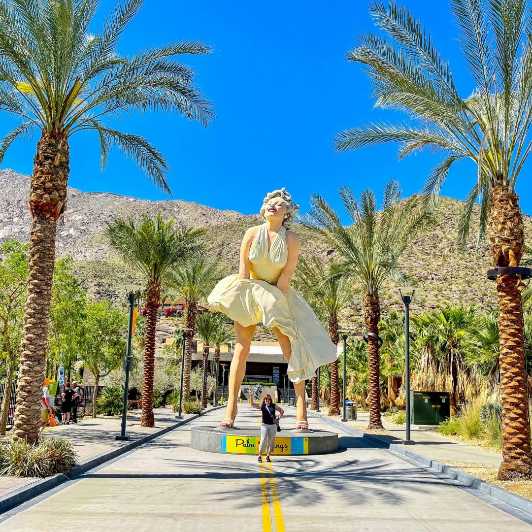Marilyn Monroe statue, Palm Springs, CA. Credit: Susi Kleiman